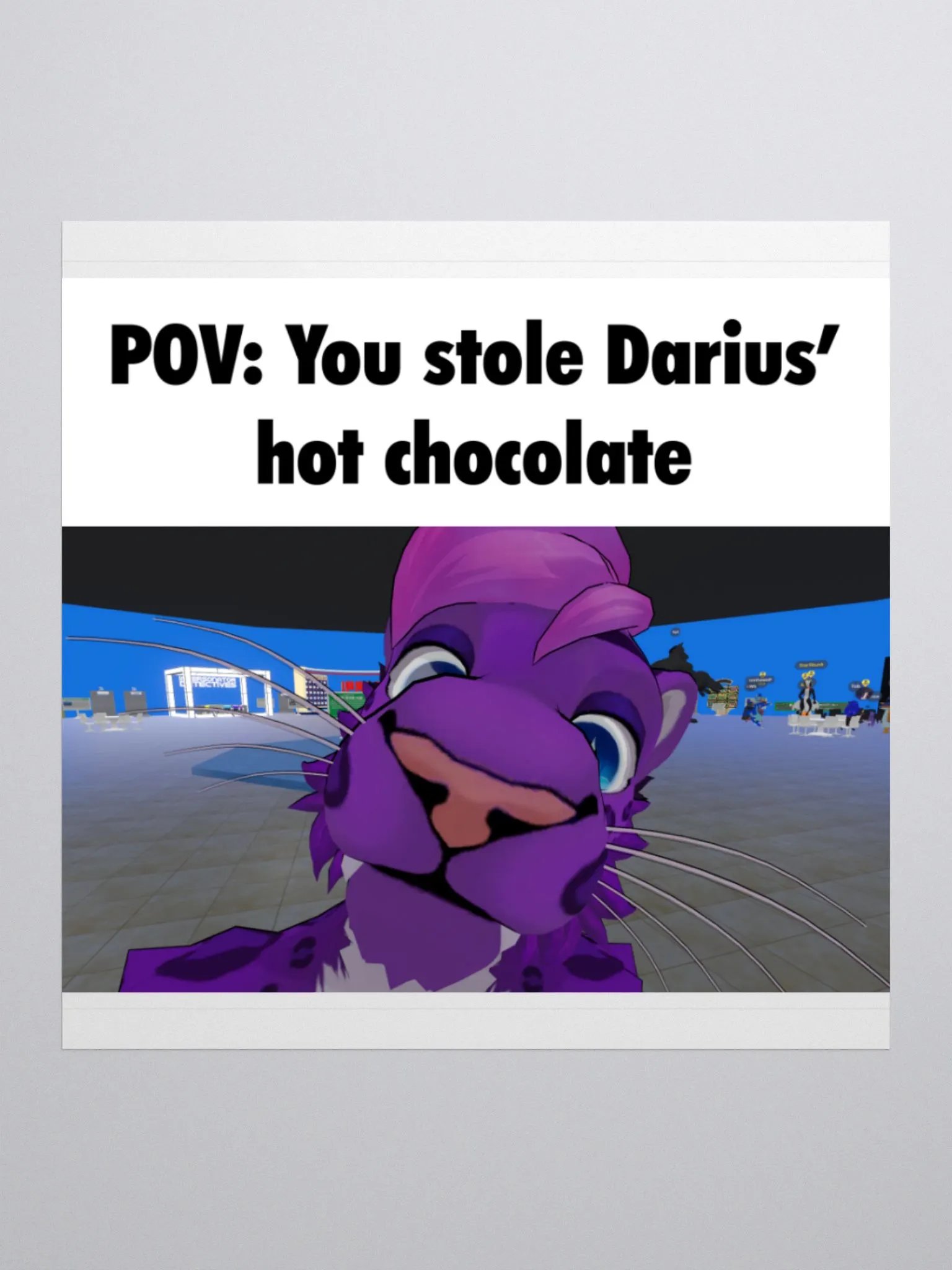 You Stole Darius's Hot Chocolate Stickers product image (1)