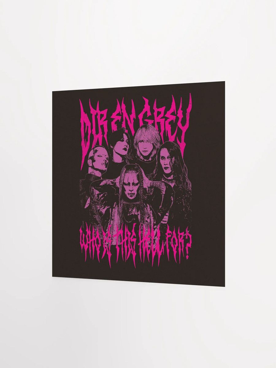 TOUR24 WHO IS THIS HELL FOR? Matte Paper Poster product image (11)