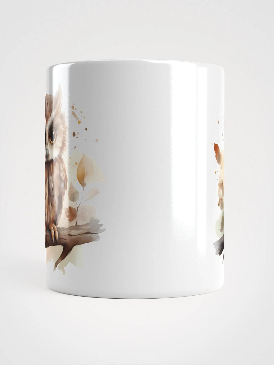 Whimsical Owls White Glossy Mug product image (13)