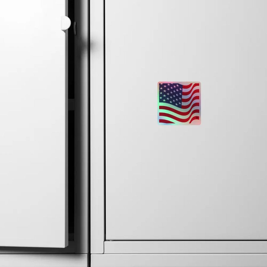 American Pride Holographic Sticker Set product image (6)