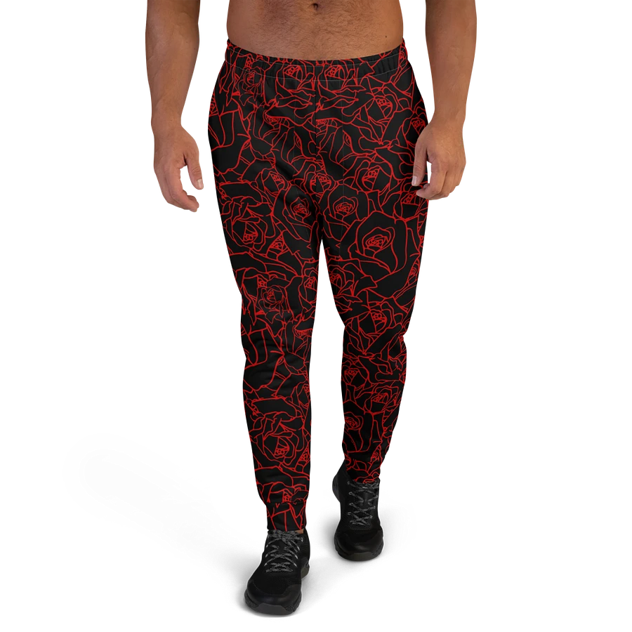 Loads of Roses · black-red joggers product image (1)