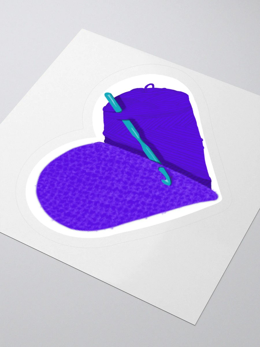 Crochet Love - Purple Sticker product image (8)