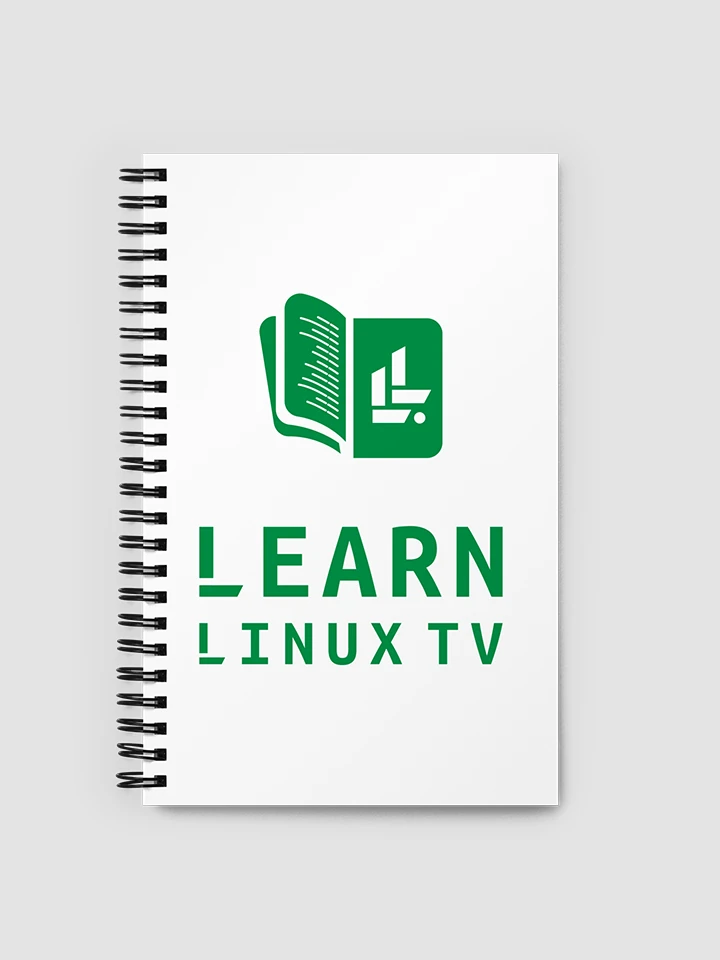 Learn Linux TV Spiral notebook product image (2)