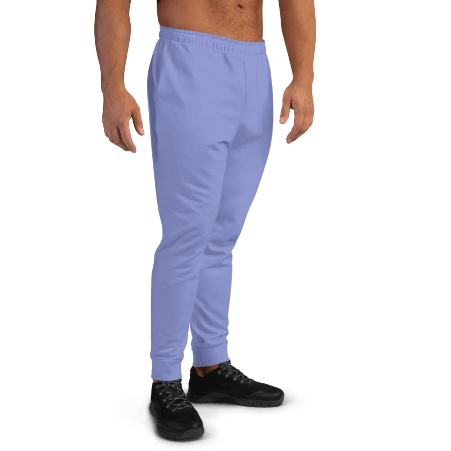 Plain Light Purple True Summer Recycled Polyester Premium Men's Joggers by Treasure Pie product image (5)