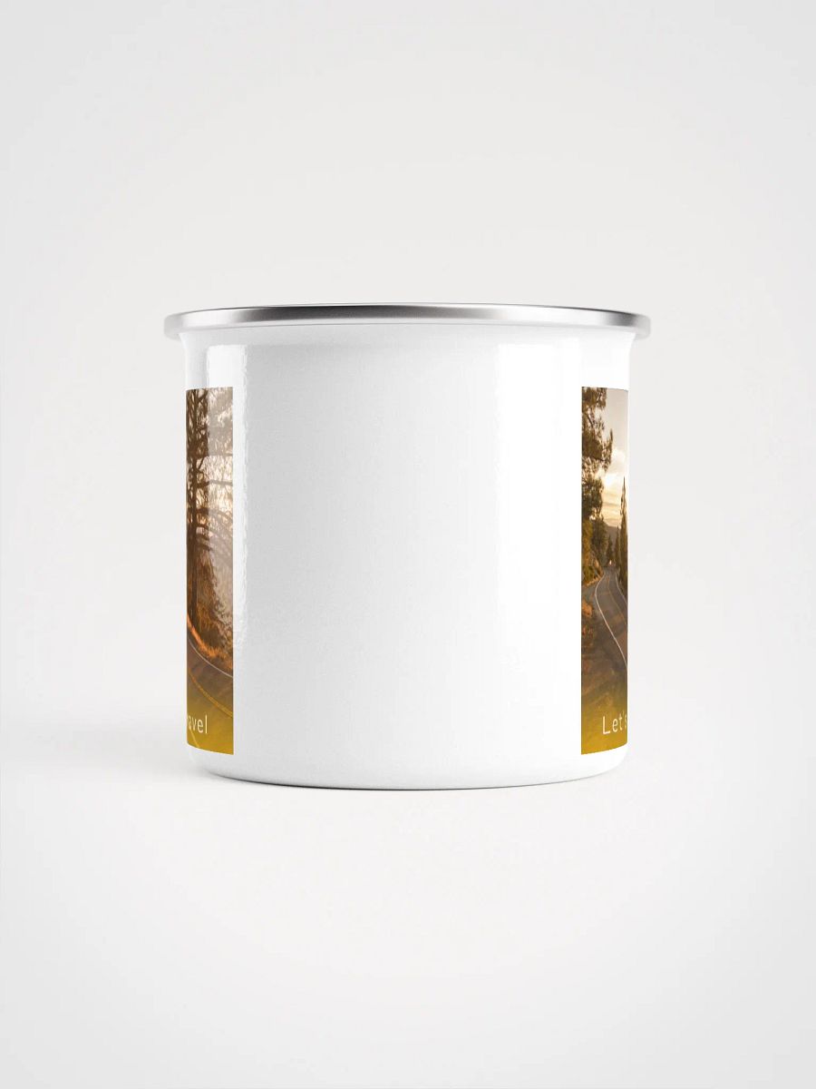 Let's Travel Enamel Mug product image (2)