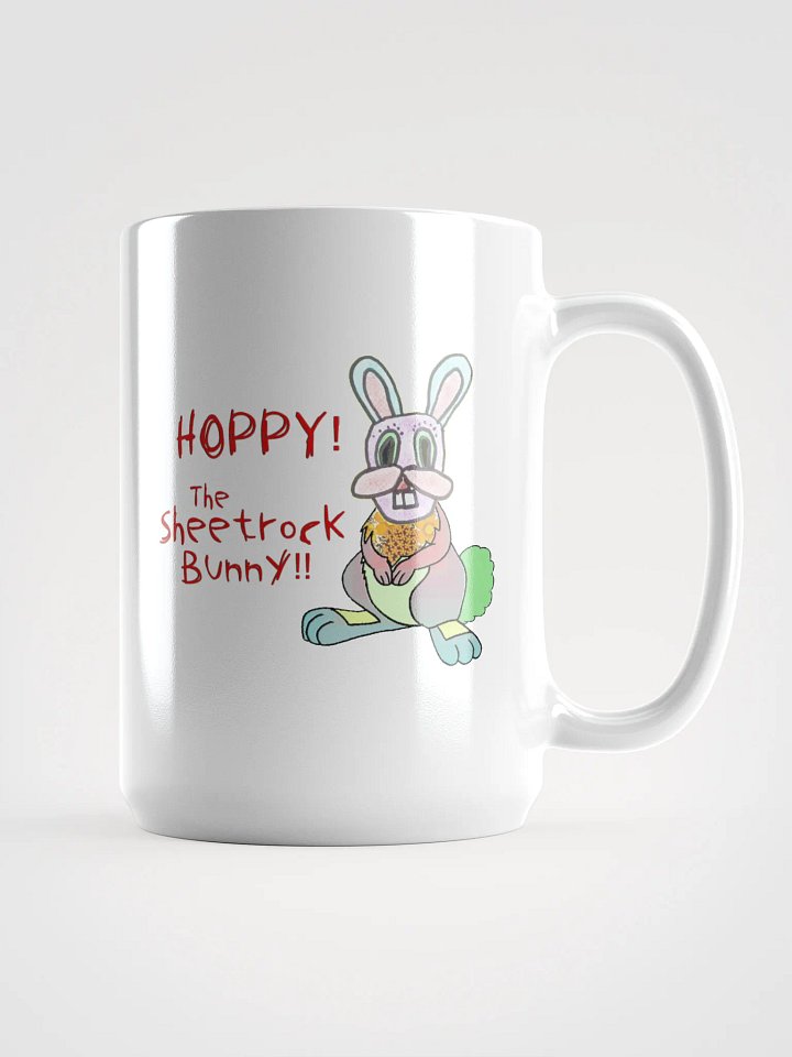 Hoppy the Sheetrock Bunny Coffee Mug product image (1)