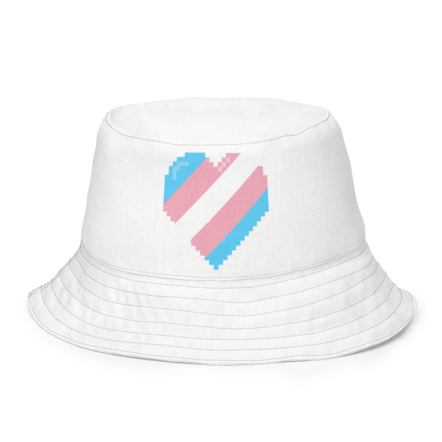 Trans heart Bucket hat product image (1)