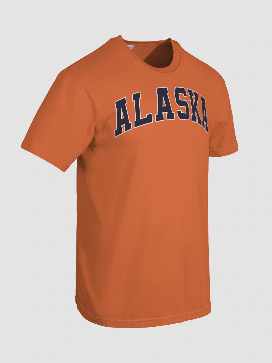 Alaska Vintage Varsity Unisex Garment-Dyed T-shirt product image (98)