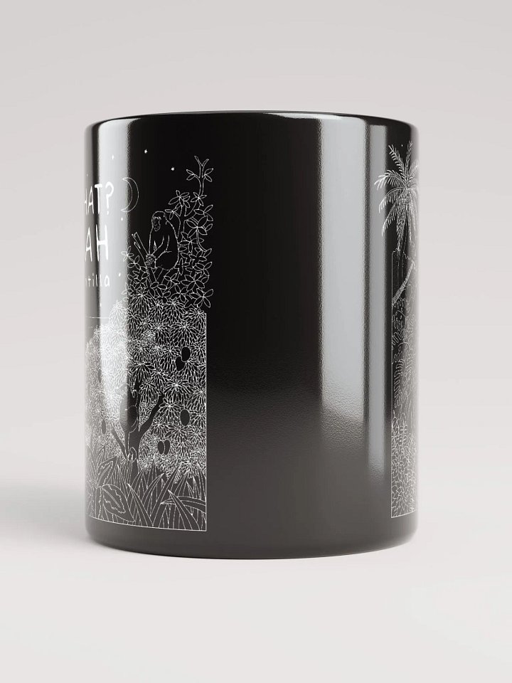 Scintilla Mug - Black with Line Art product image (2)