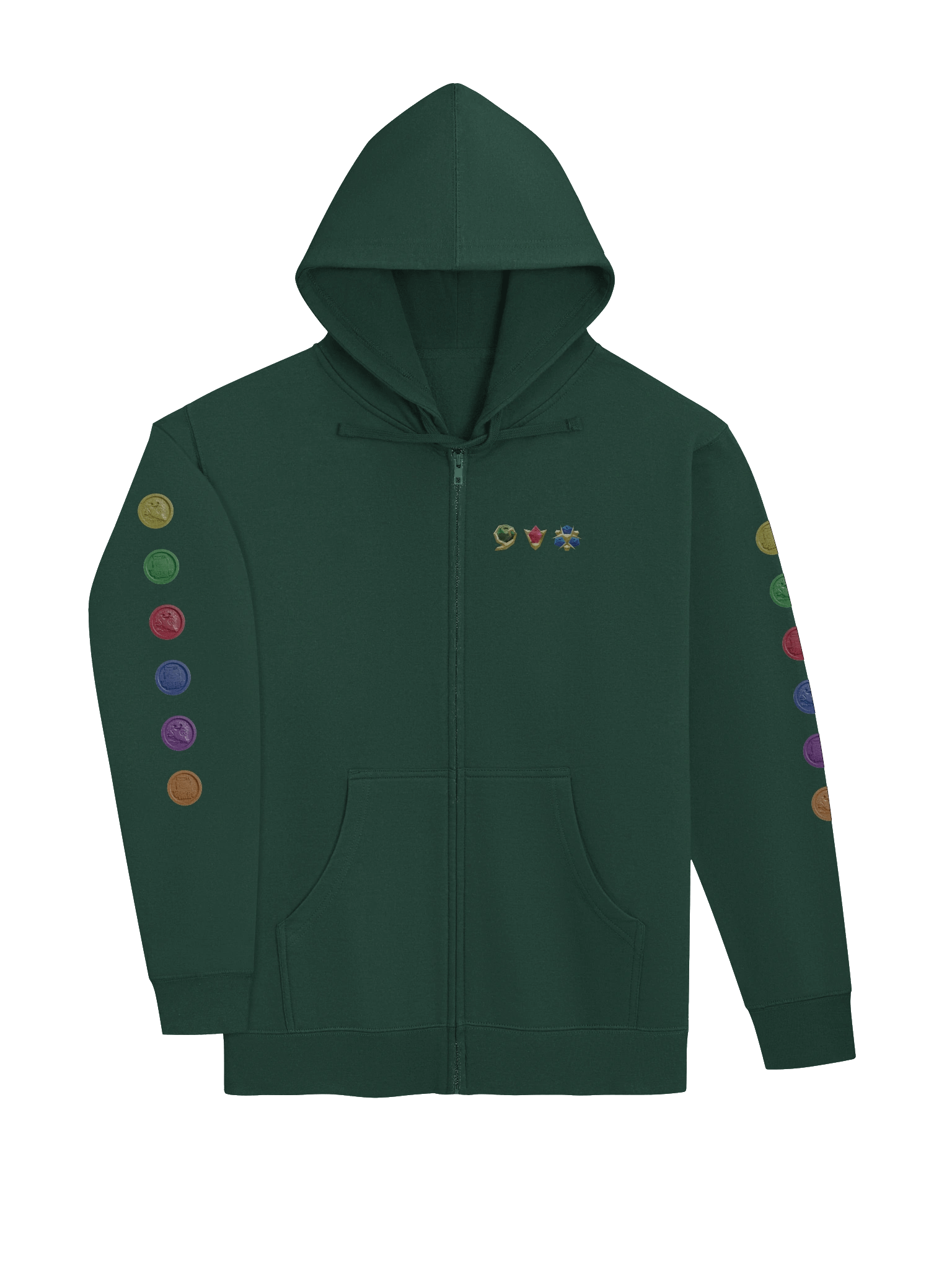 Hero of Time - Independent Trading Co. Fleece Zip Up Hoodie product image (15)