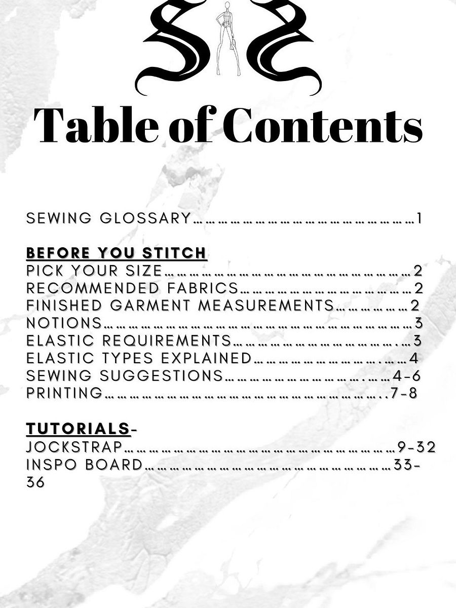 Men’s classic jockstrap - Sewing Pattern product image (3)