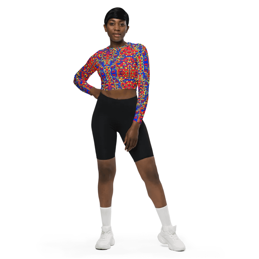 Symmetry Splendor Recycled Crop Top product image (6)