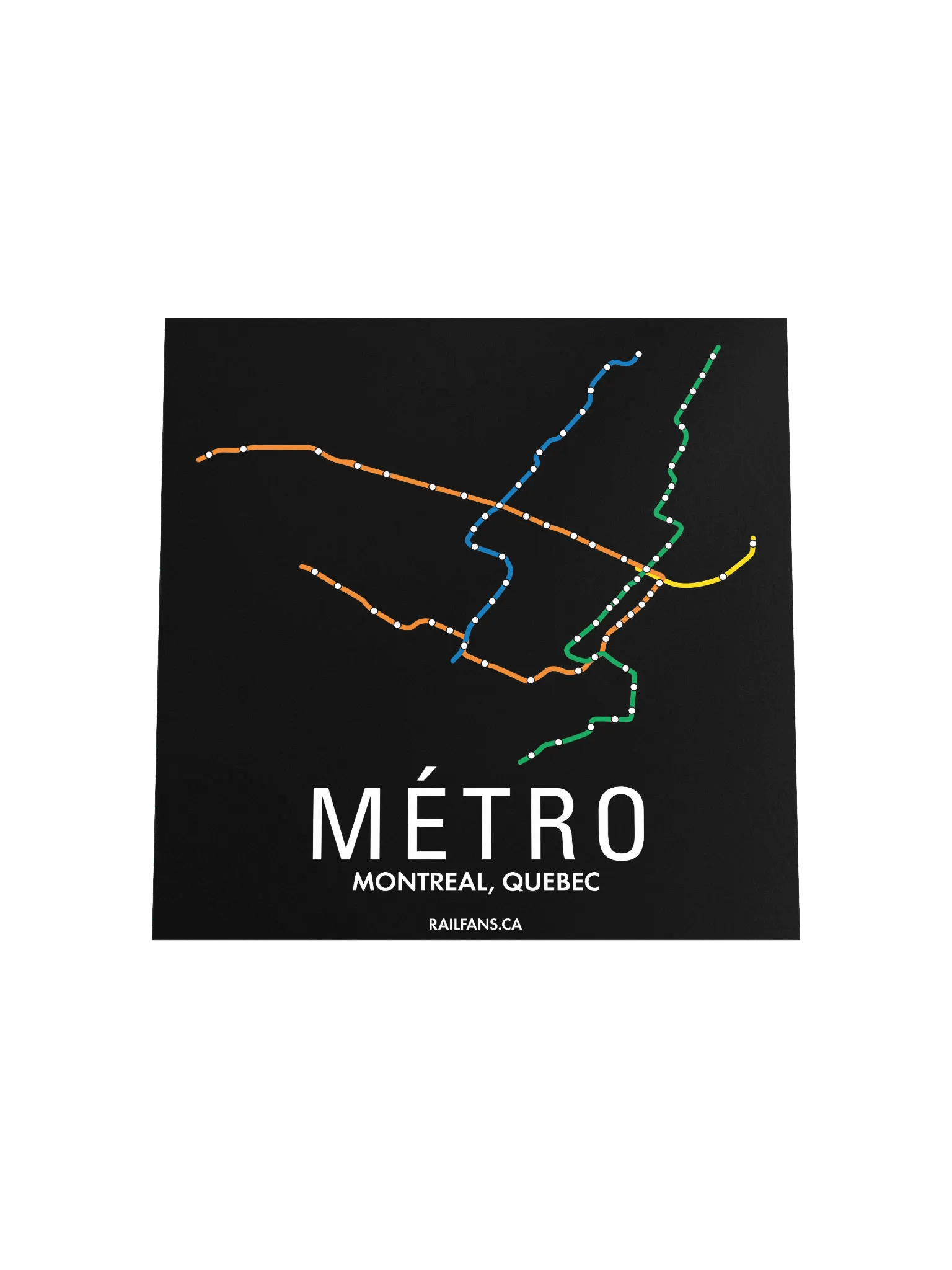The Rail Fans Canada Transit Map - Metro product image (4)