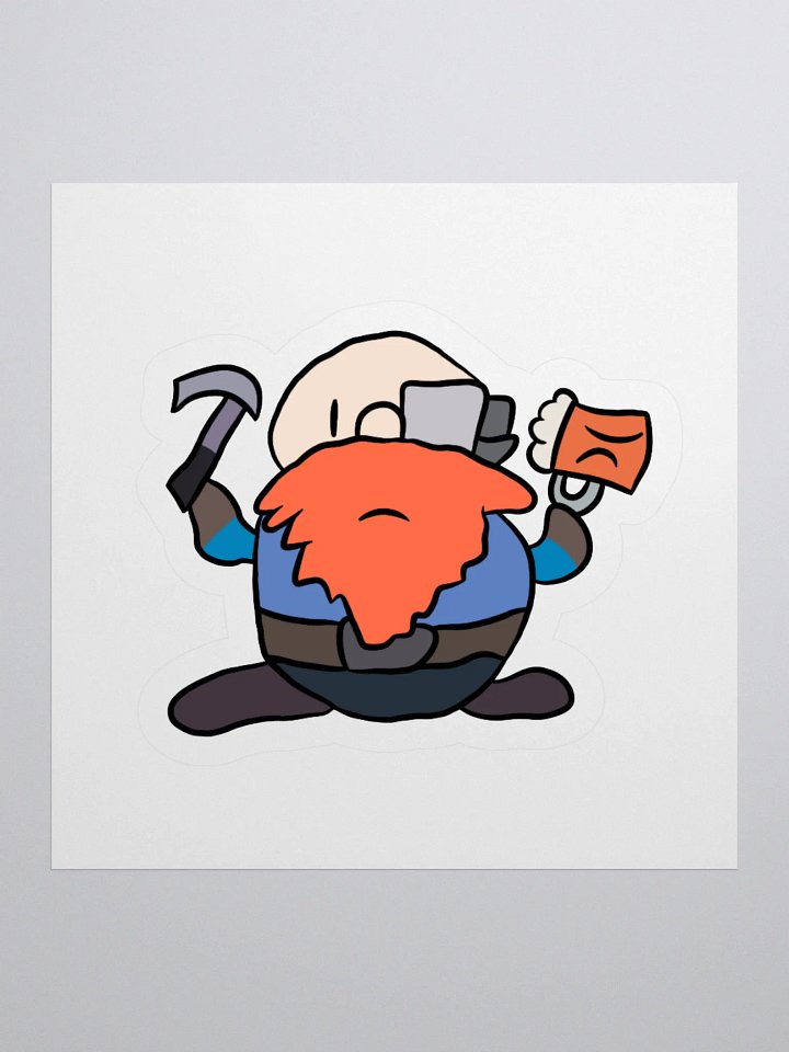 Dumpy dwarf sticker product image (3)