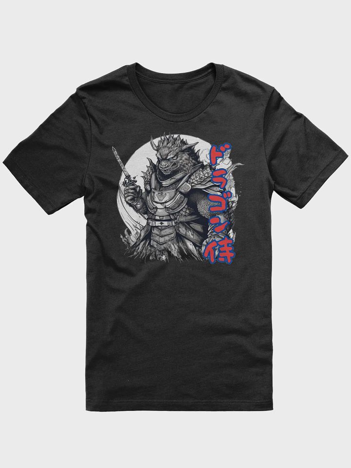 Fierce Dragon Samurai Illustration, Unique Japanese Art T-Shirt, Fantasy Warrior Design, Cool Graphic Tee, Anime Inspired Classic Tee product image (1)