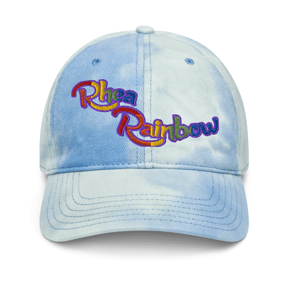 🌈Rhea Rainbow Sky Tie-Dye Dad Hat!🧢 product image (1)
