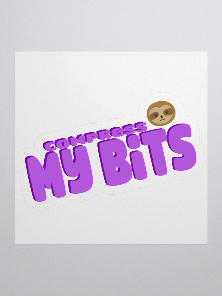 Compress My Bits Sticker product image (3)