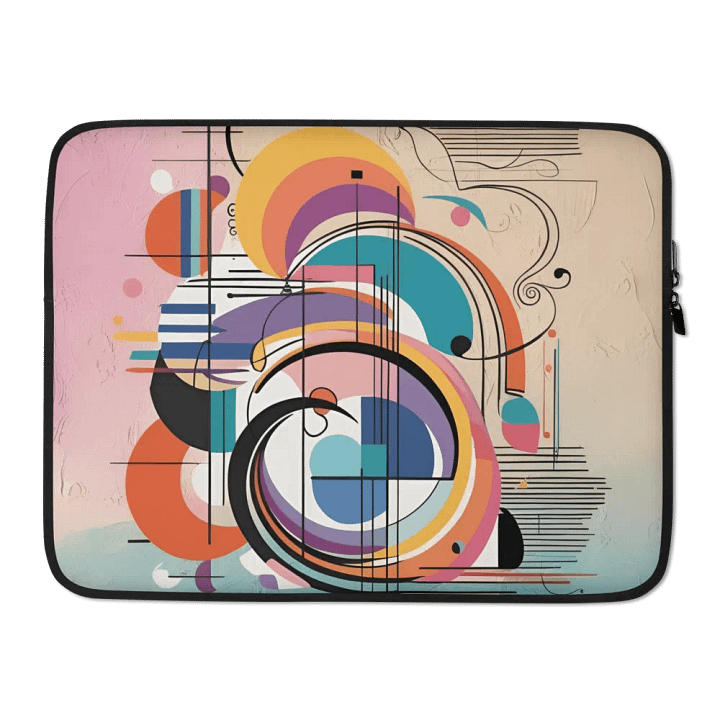 Vibrant kadinsky Laptop Sleeve for techi moms daughter on mothersday product image (2)