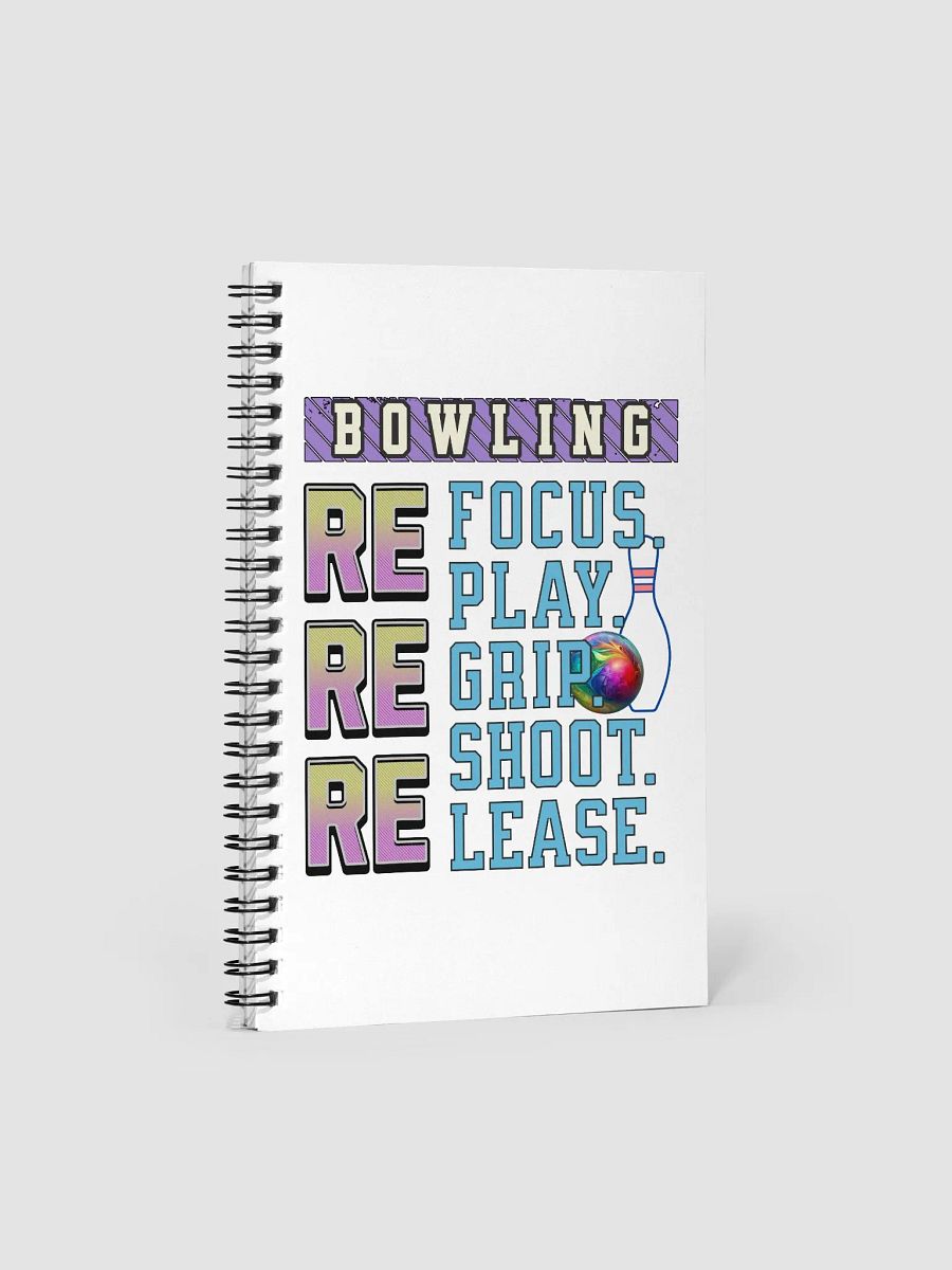 Reuse Bowling Fun Spiral Notebook product image (1)