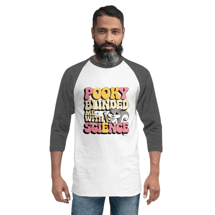Science Squirrel ¾ Sleeve Tee product image (2)