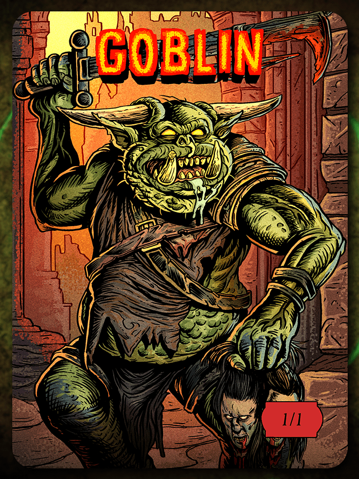 Goblin 1/1 Full Art Token product image (1)