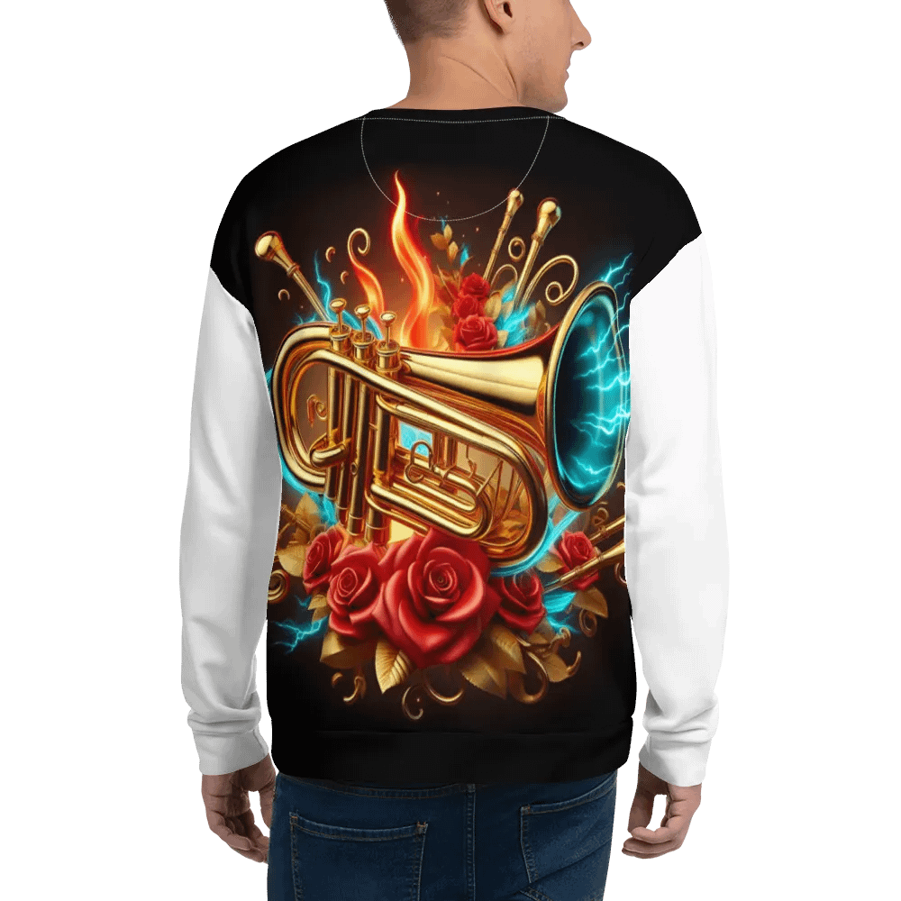 Floral Trumpet Symphony - Unisex Sweatshirt #38 product image (4)