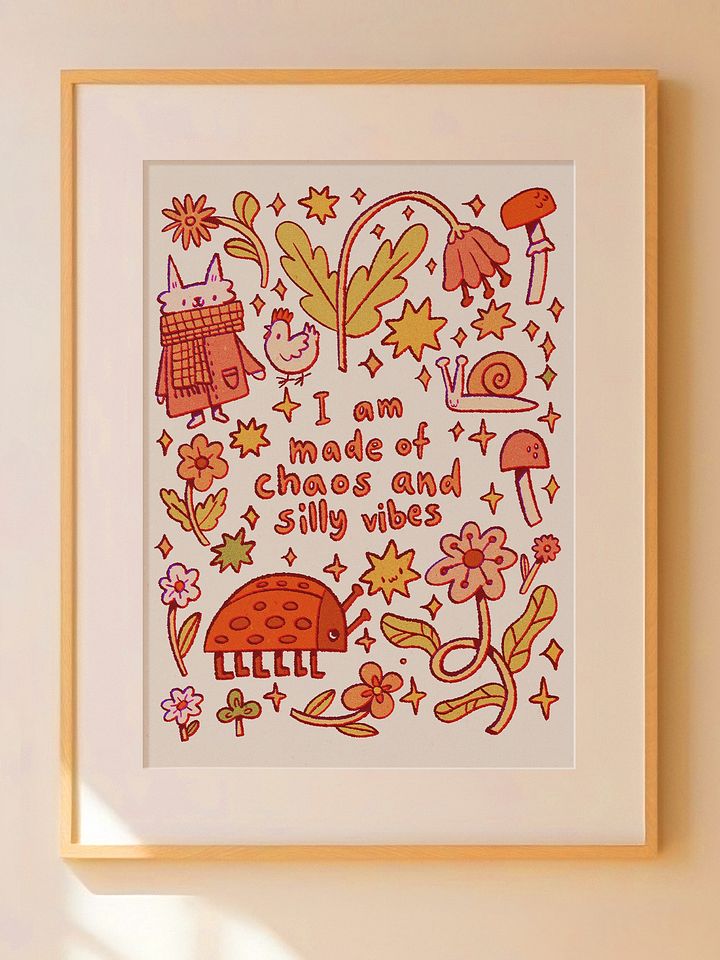 Chaos & Silly Vibes Print product image (1)