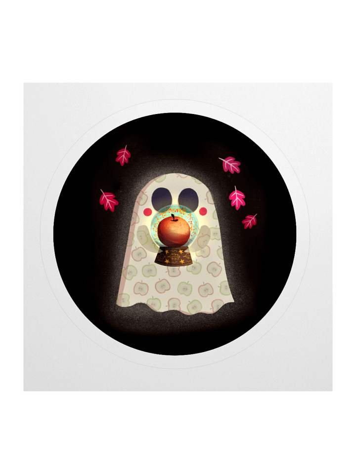 Little Ghost Fall Harvest Haunt - Vinyl Sticker product image (2)
