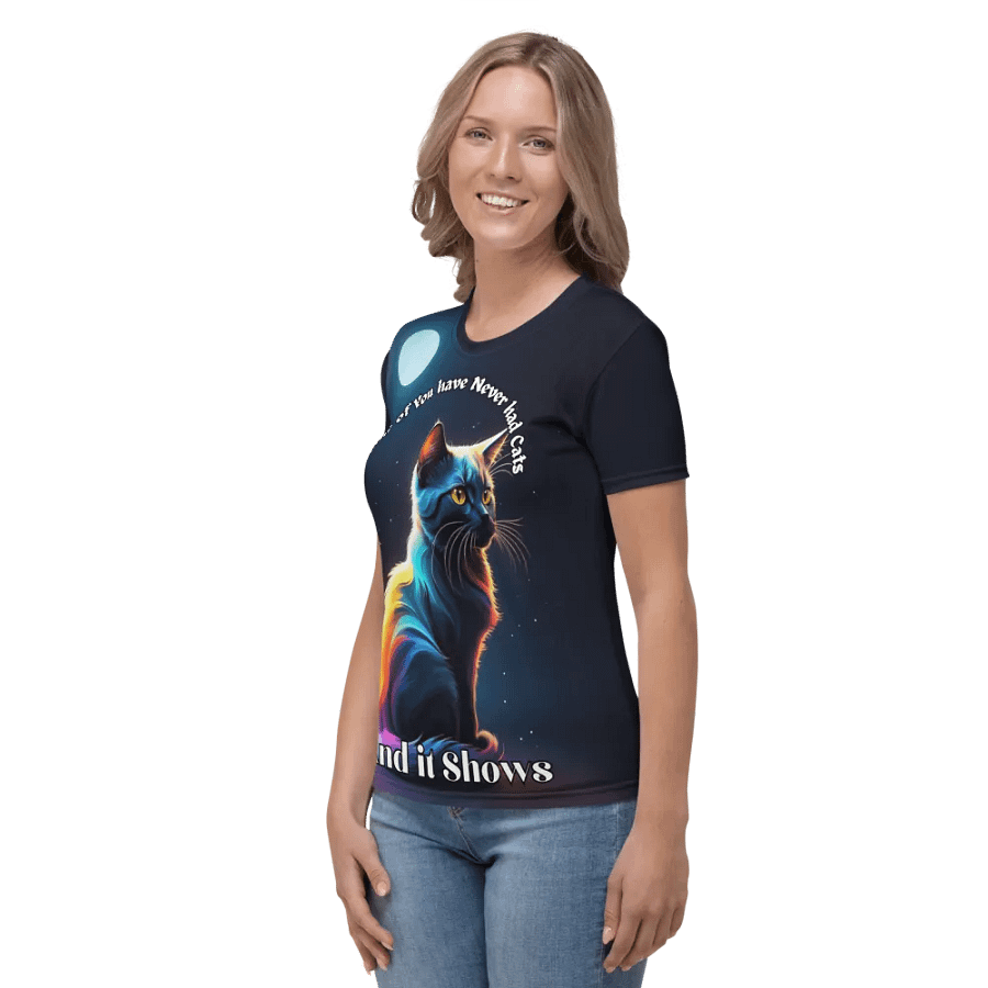 Cat All Over Print T-shirt product image (5)