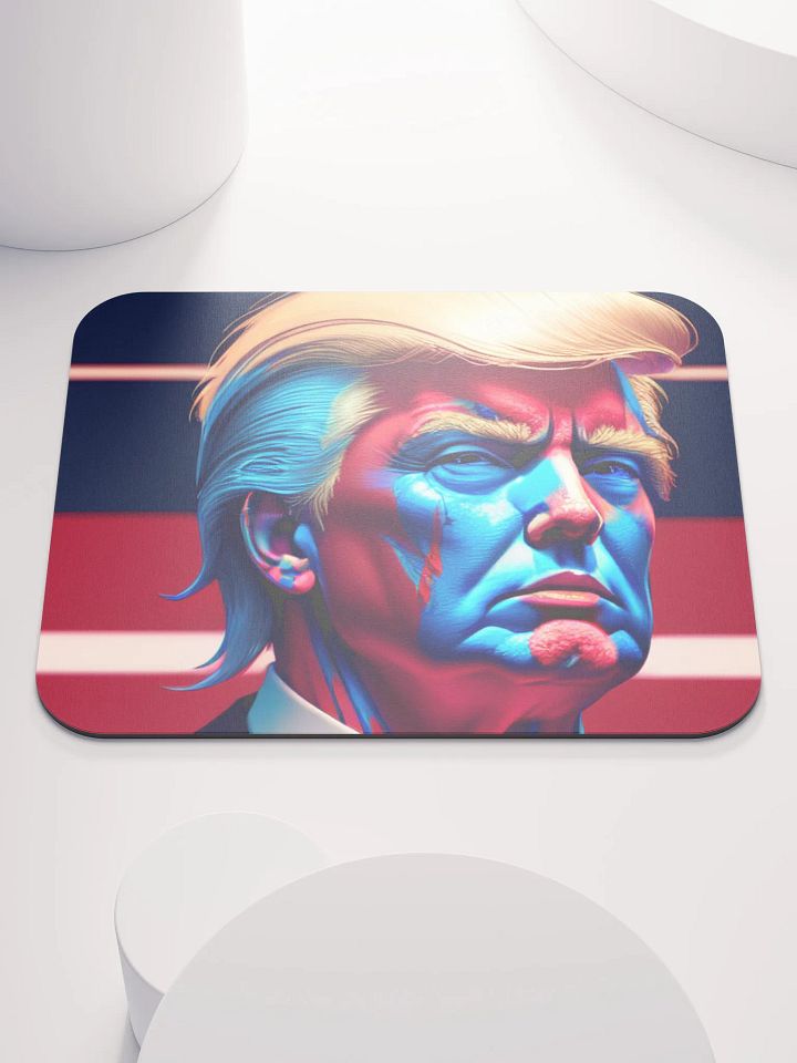 Blue and Red Poster Mouse Pad - Classic product image (1)