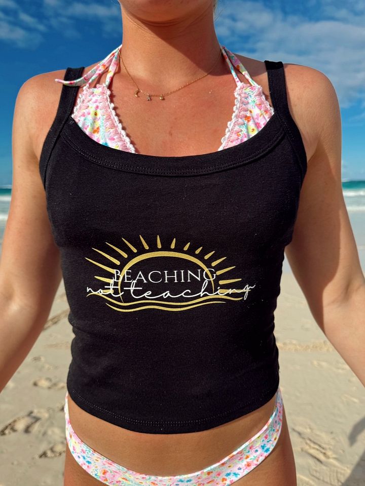 Beaching Not Teaching Tank product image (1)