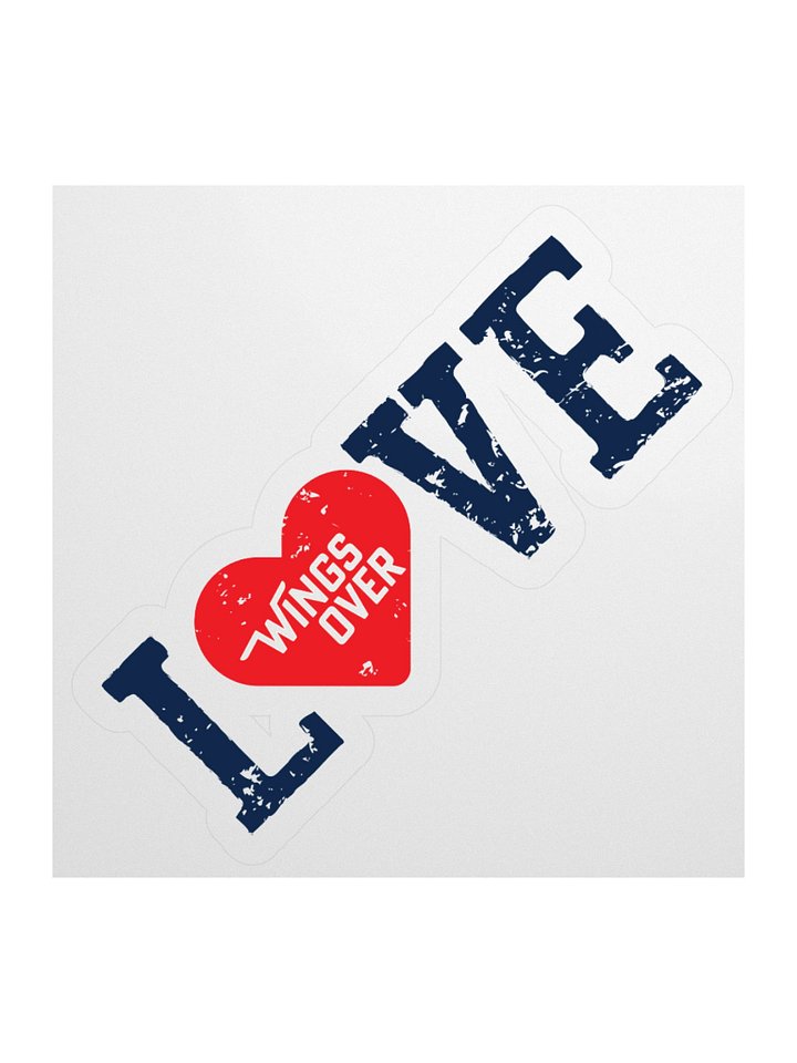 3 x 3 Sticker - Wings Over Love product image (1)