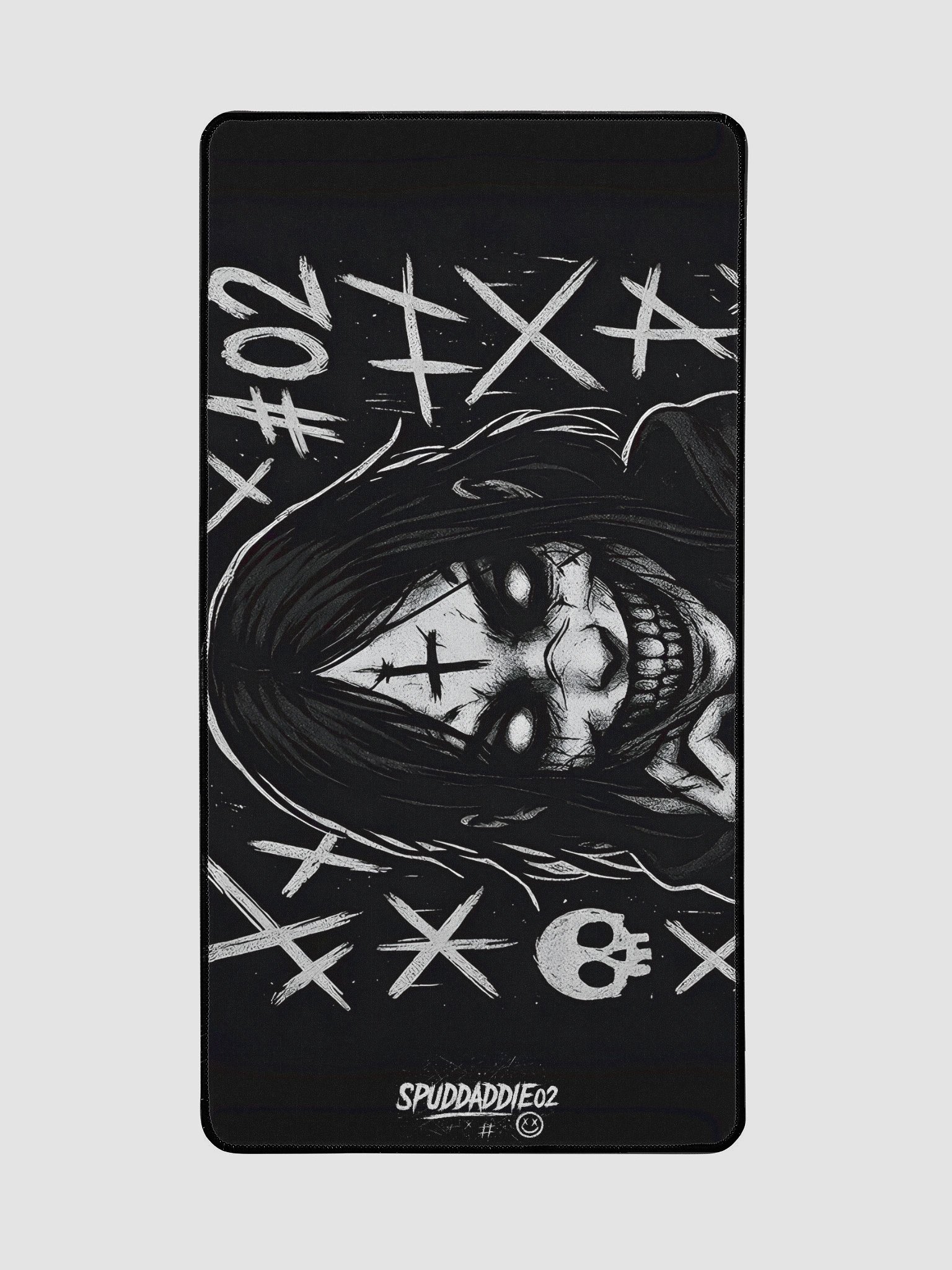 #02 SPUDDADDIE // Blackout Curse Desk Mat product image (2)