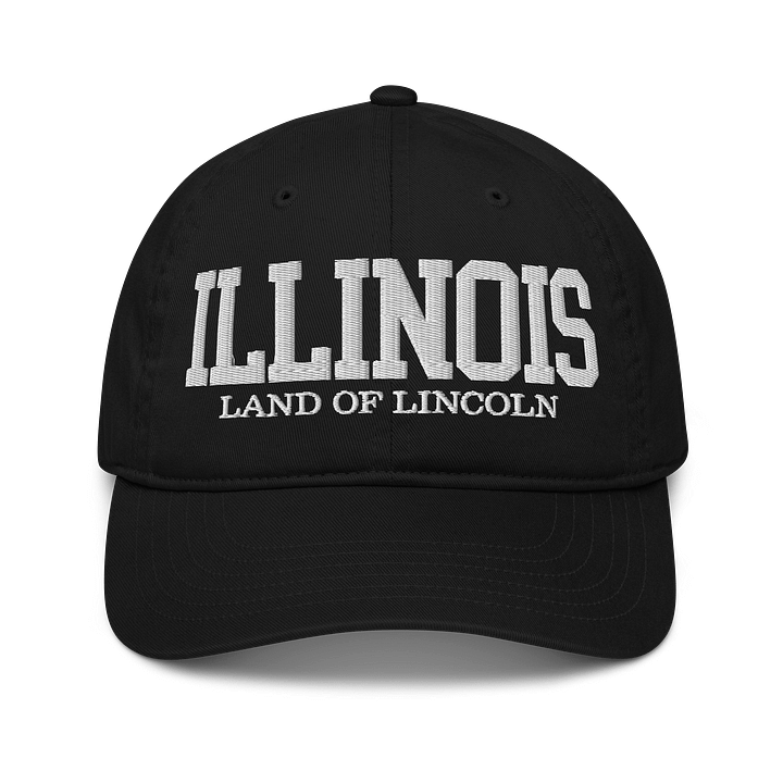 Illinois Land of Lincoln Organic Baseball Cap product image (1)