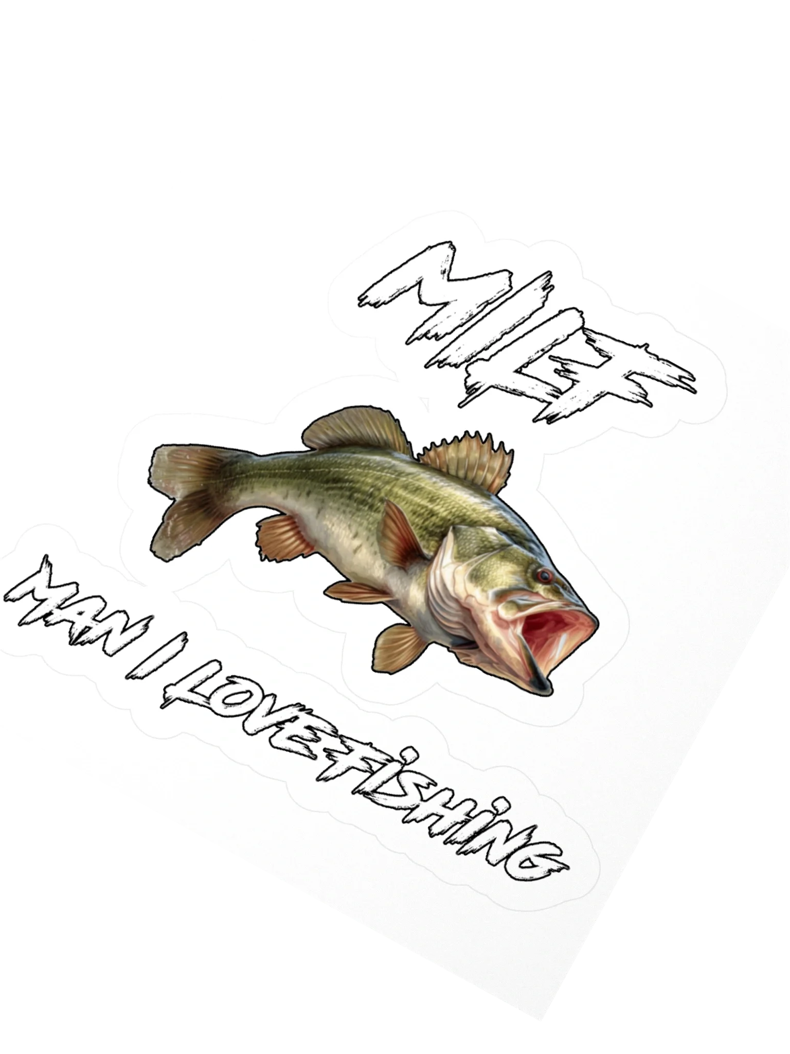 MILF - Man I Love Fishing Sticker product image (4)