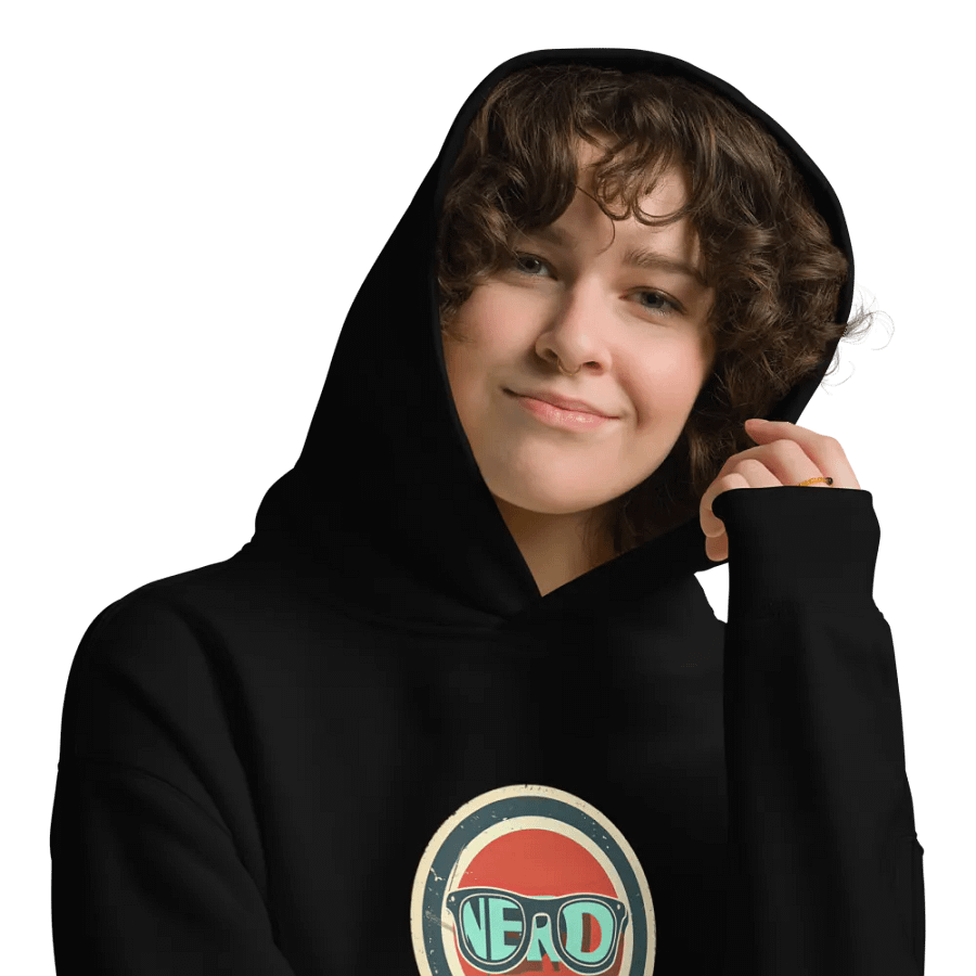 Vintage Nerd Premium Oversized Hoodie product image (9)