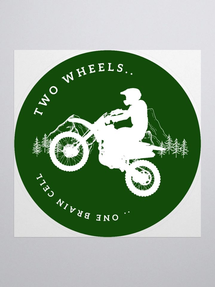 Two Wheels Sticker product image (3)