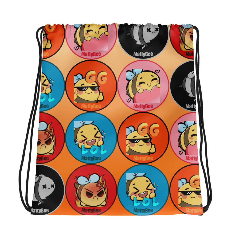 Emote Drawstring Bag - Orange product image (1)
