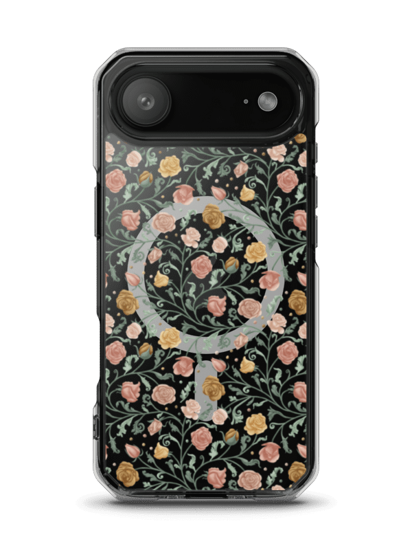 MagSafec lear case for iPhone, magical garden of Renaissance. Artistic floral protection with timeless elegance product image (19)
