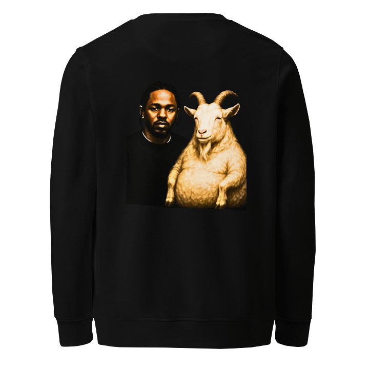 kendrick lamar with a dikke goat Unisex Sweatshirt product image (1)
