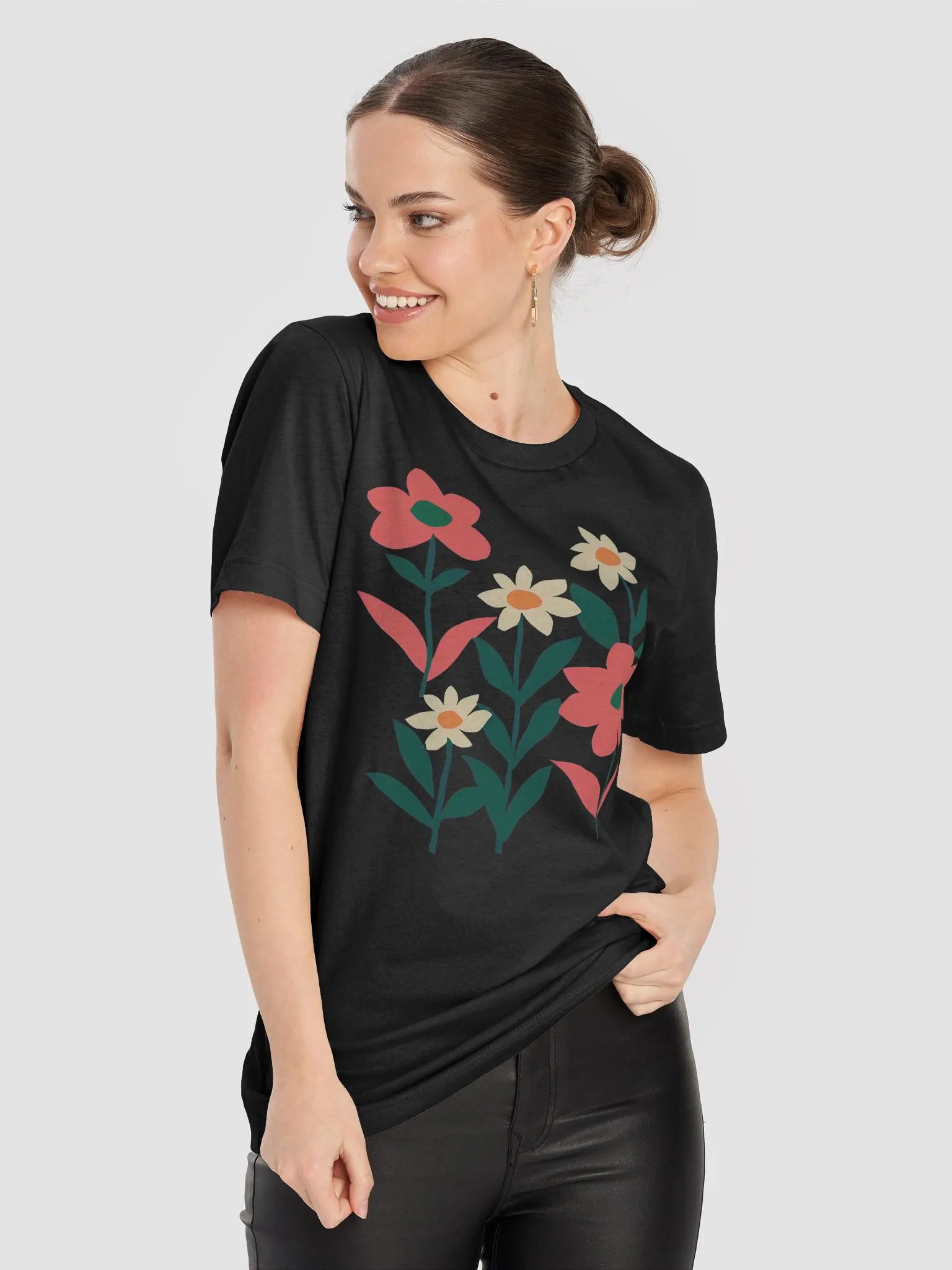 Daisy in Bloom Enjoy the Beauty of Nature Supersoft T-Shirt product image (8)