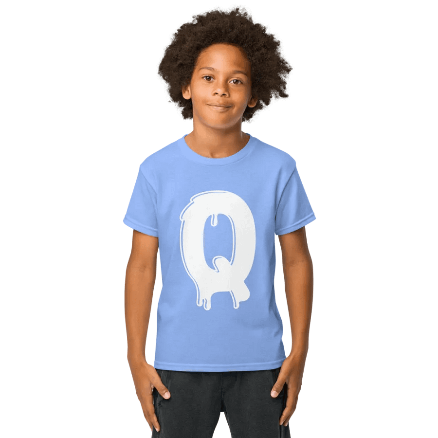 Melting Alphabet | Letter Q | Youth Sports Tee product image (9)