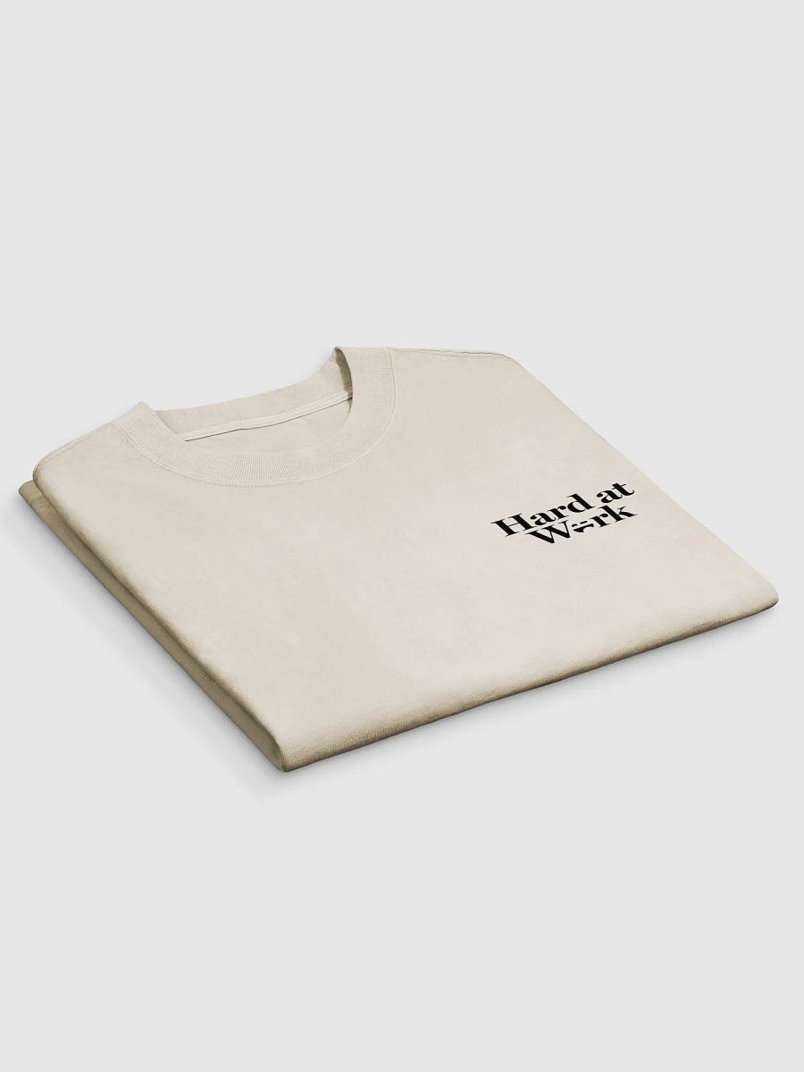 Hard at Work Oversized T-Shirt (Bone) product image (3)