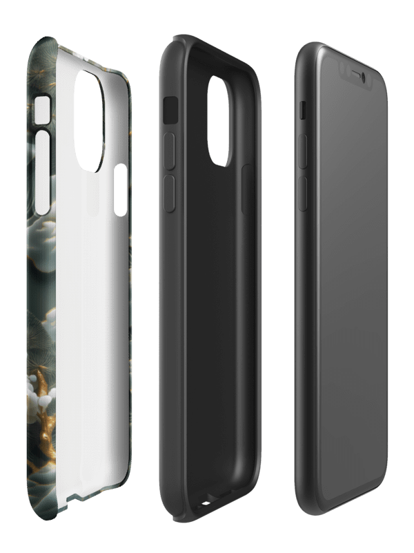 White Butterfly Jade Carving Effect - Tough Phone Case product image (47)