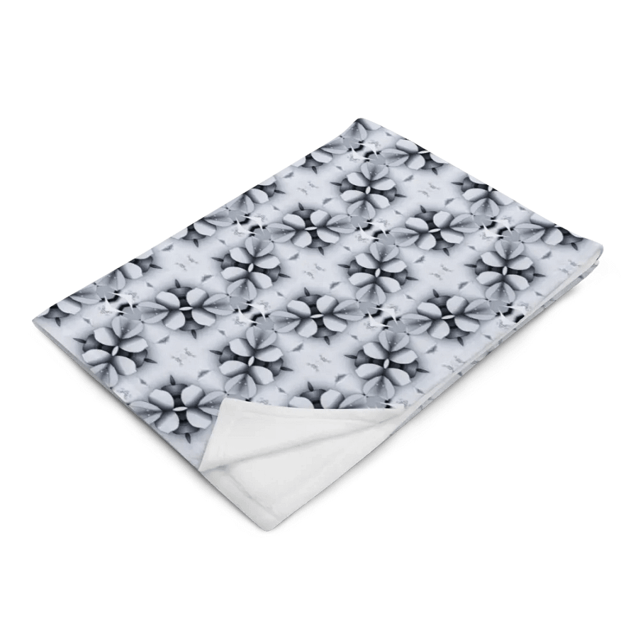 Midnight Blossoms Throw Blanket product image (4)