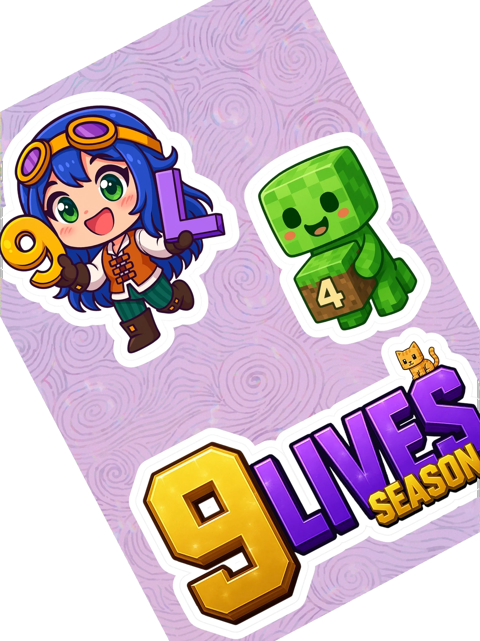 9LS4 Sh4d0wK1tty Sticker Sheet product image (2)