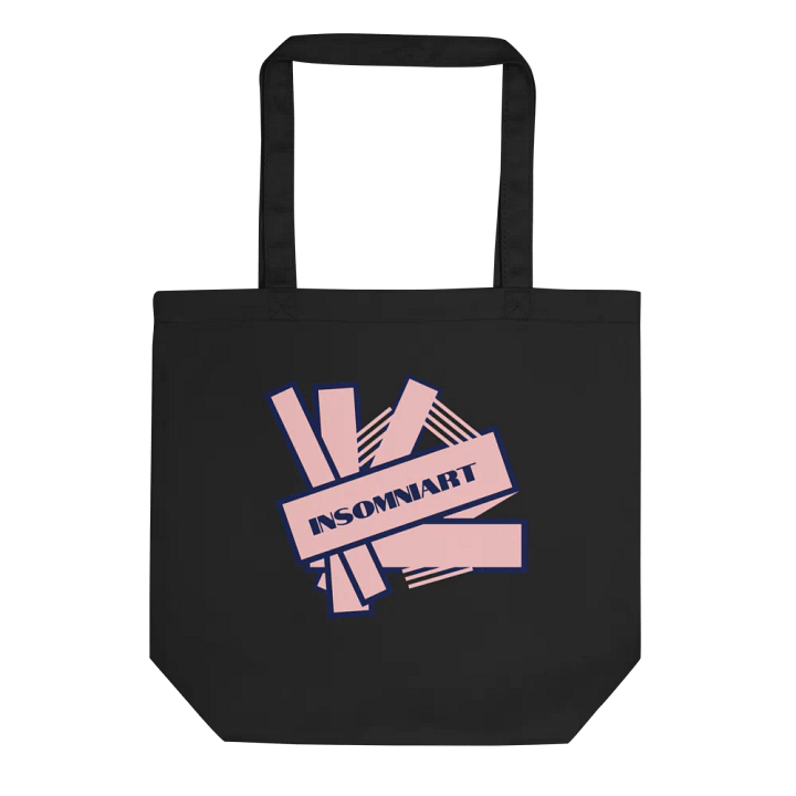 INSOMNIART Pink Rectangle Tote Bag product image (1)