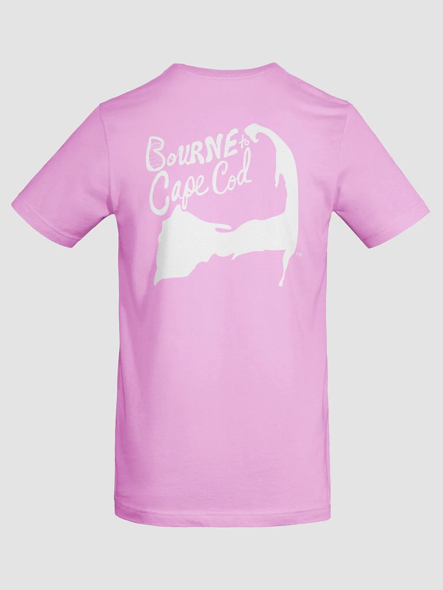 Women's | BOURNE to Cape Cod™ | Supersoft T-Shirt by Bella+Canvas | White Logo on Pastel Colors product image (55)