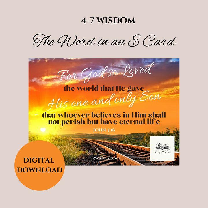 God Loved E Card product image (1)