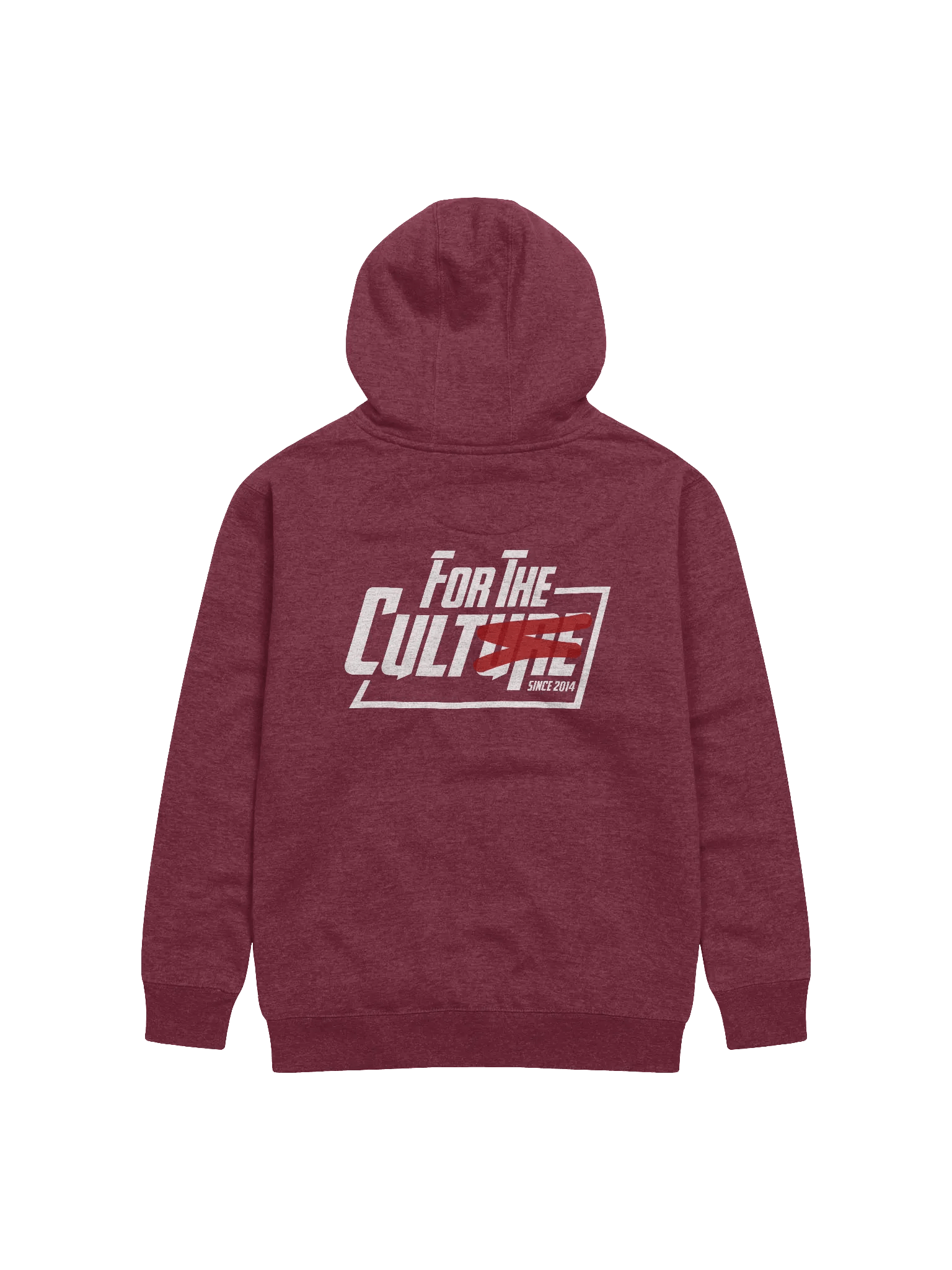 For the Culture White / Red Hoodie product image (1)